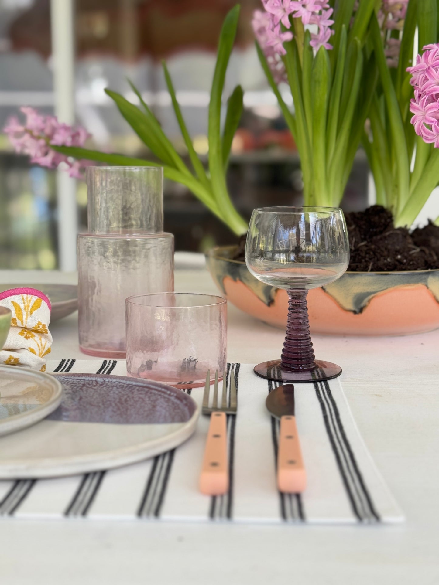 Tube carafe Blush