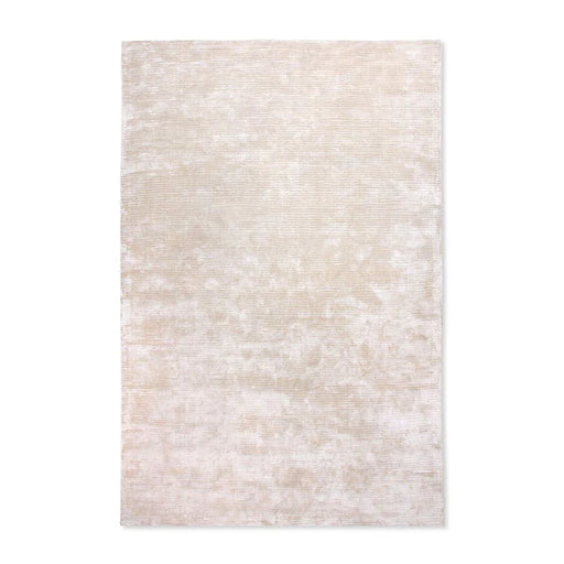 handwoven rectangle viscose sand colored area rug