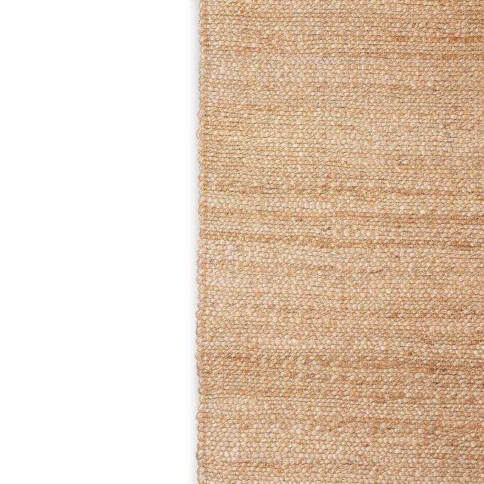 detail of rug made from hemp with cotton backing