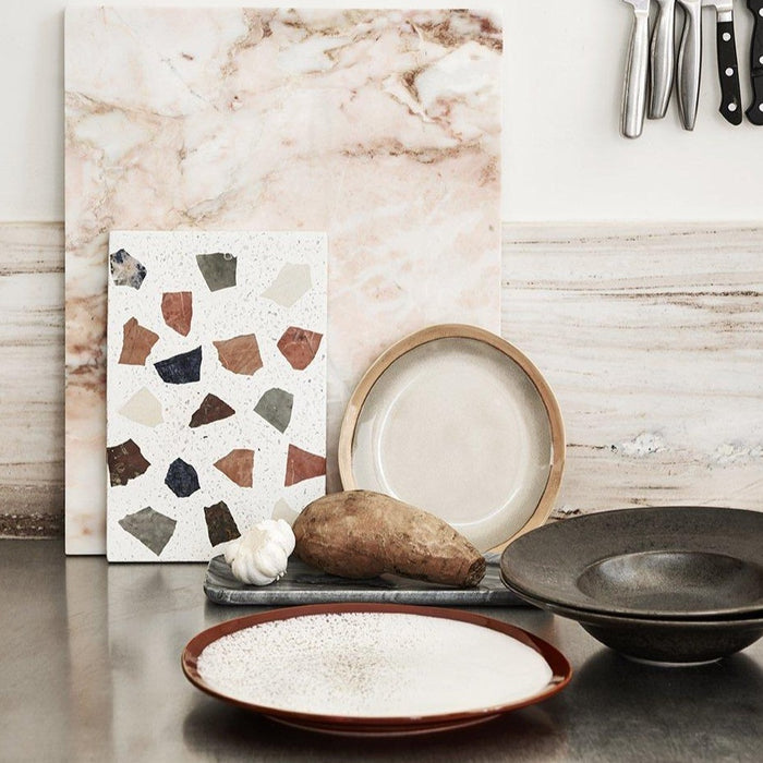 black and grey marble tray hk living usa in kitchen setting