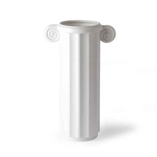 ancient greek column vase in white by HK living USA