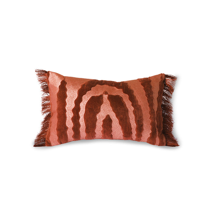 Tiger print accent pillow
