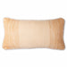 large hand woven woolen lumbar pillow in neutrals