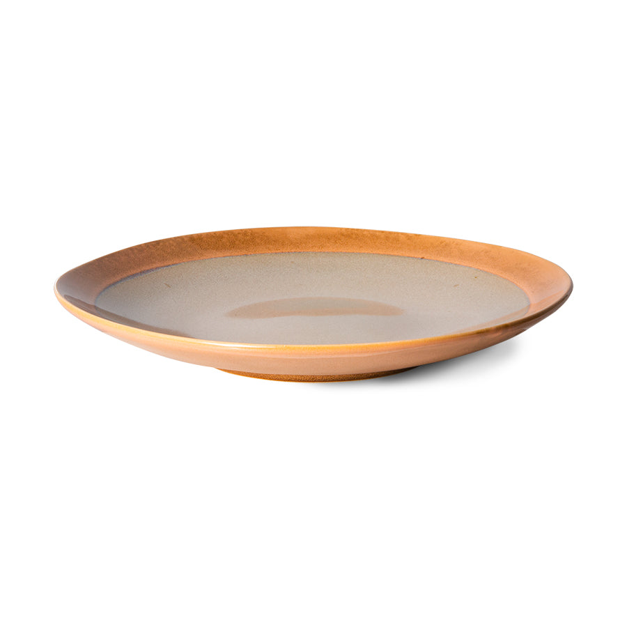 round shape side plates earth