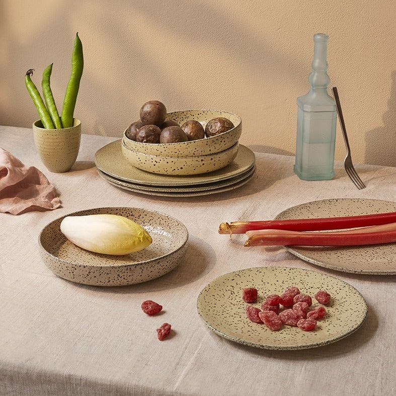 Gradient ceramics - side plates peach (set of 2)