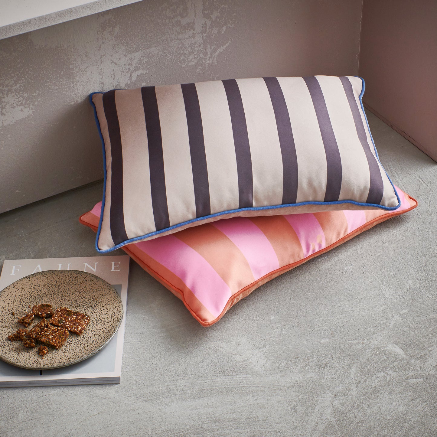 Gradient ceramics - side plates taupe (set of 2)