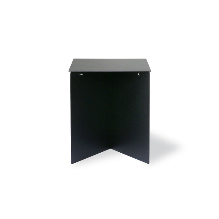 modern black rectangle shaped side table