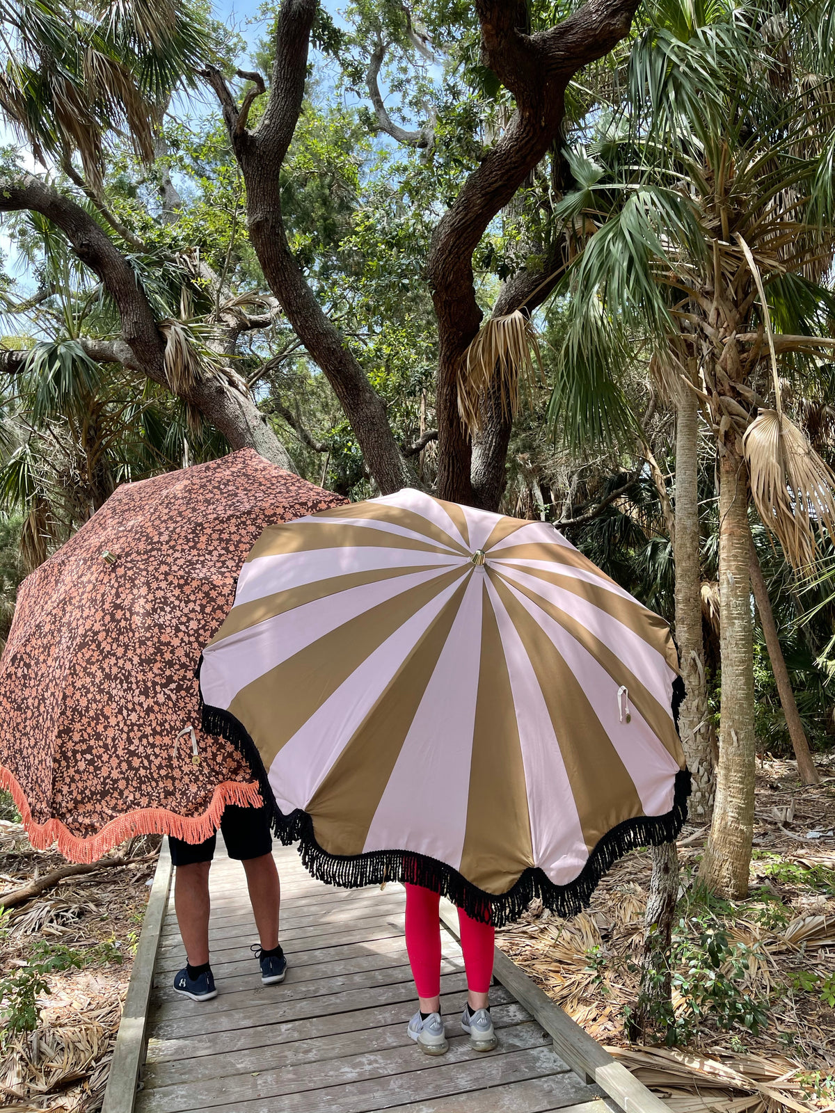 Patio & beach umbrella vintage floral