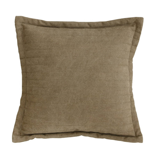 TKU2020 hk living usa quilted brown throw pillow