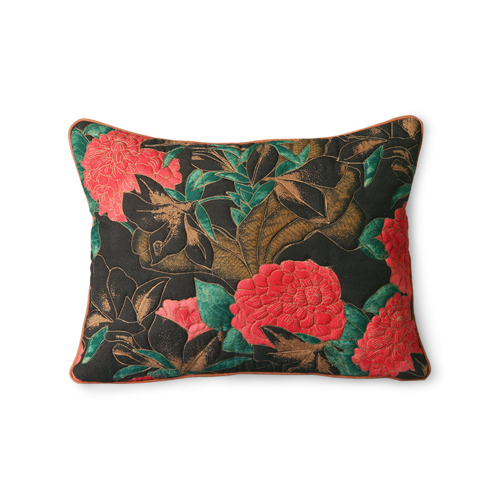 DORIS for HKliving - stitched floral accent pillow