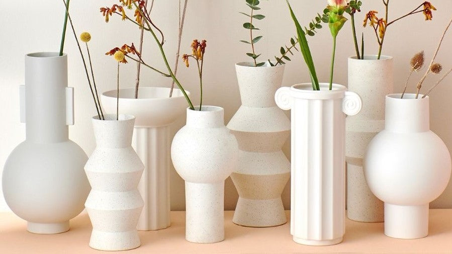 ceramic flower vases by HKliving USA
