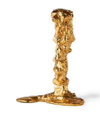 Drip candle holder Gold - Large