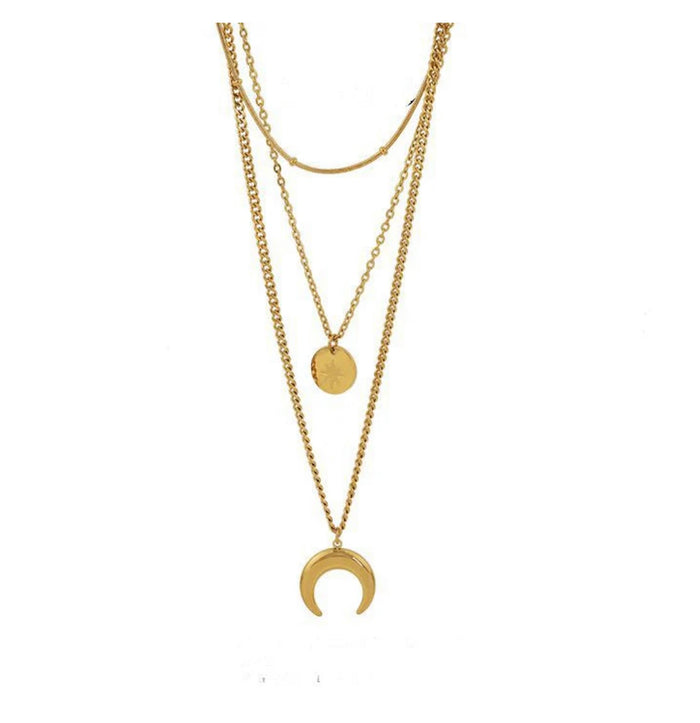 Three layer necklace