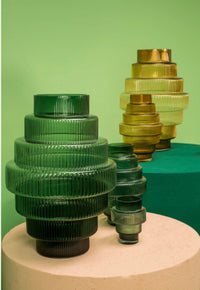 Vase steps Green - small