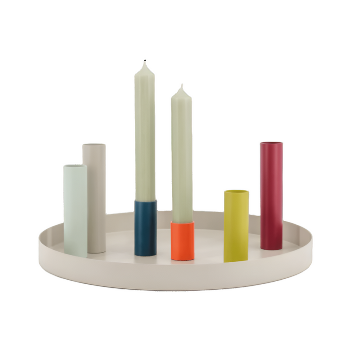 magnetic candle holder tray