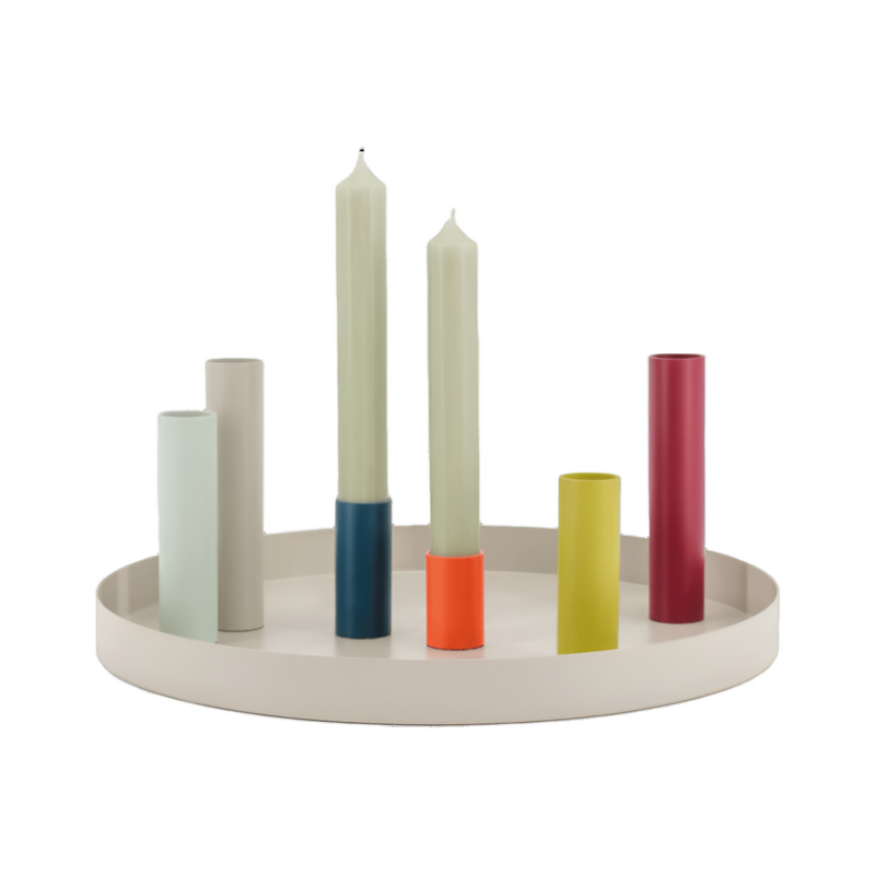 magnetic candle holder tray
