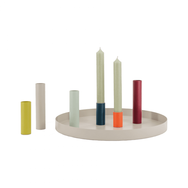 magnetic candle holder tray