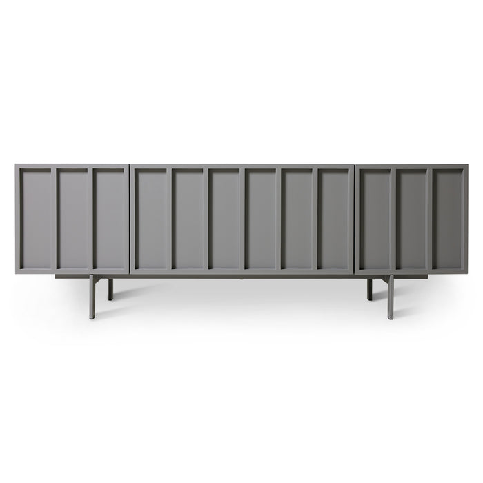 concrete grey tv stand low sideboard