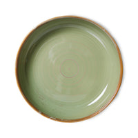 moss green deep plate 