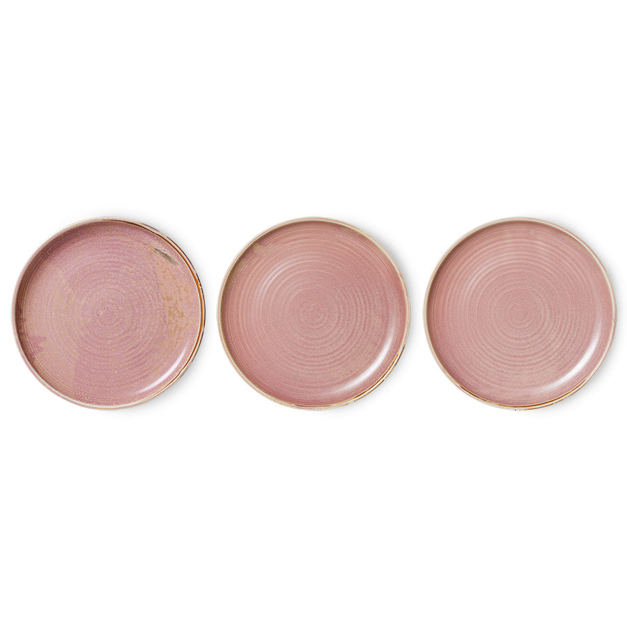 Chef ceramics - dinner plate - rustic pink