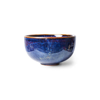 rustic blue small bowl