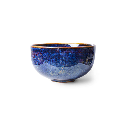 rustic blue small bowl