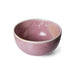 rustic pink bowl
