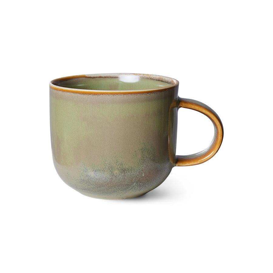 moss green mug with ear