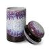 purple and brown retro style storage jar