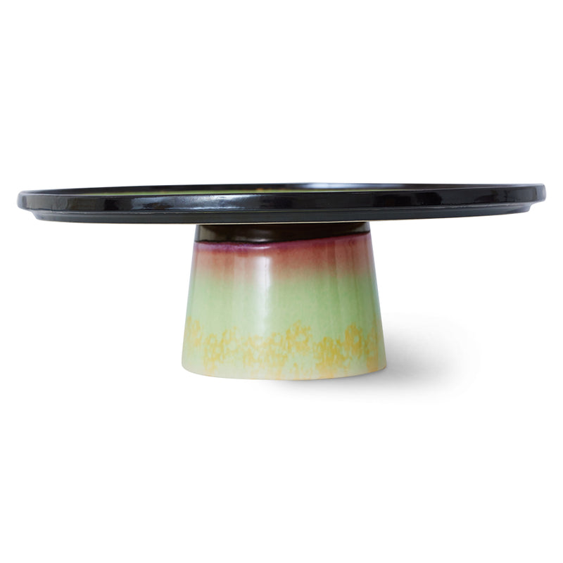 70s ceramics cake stand Licorice