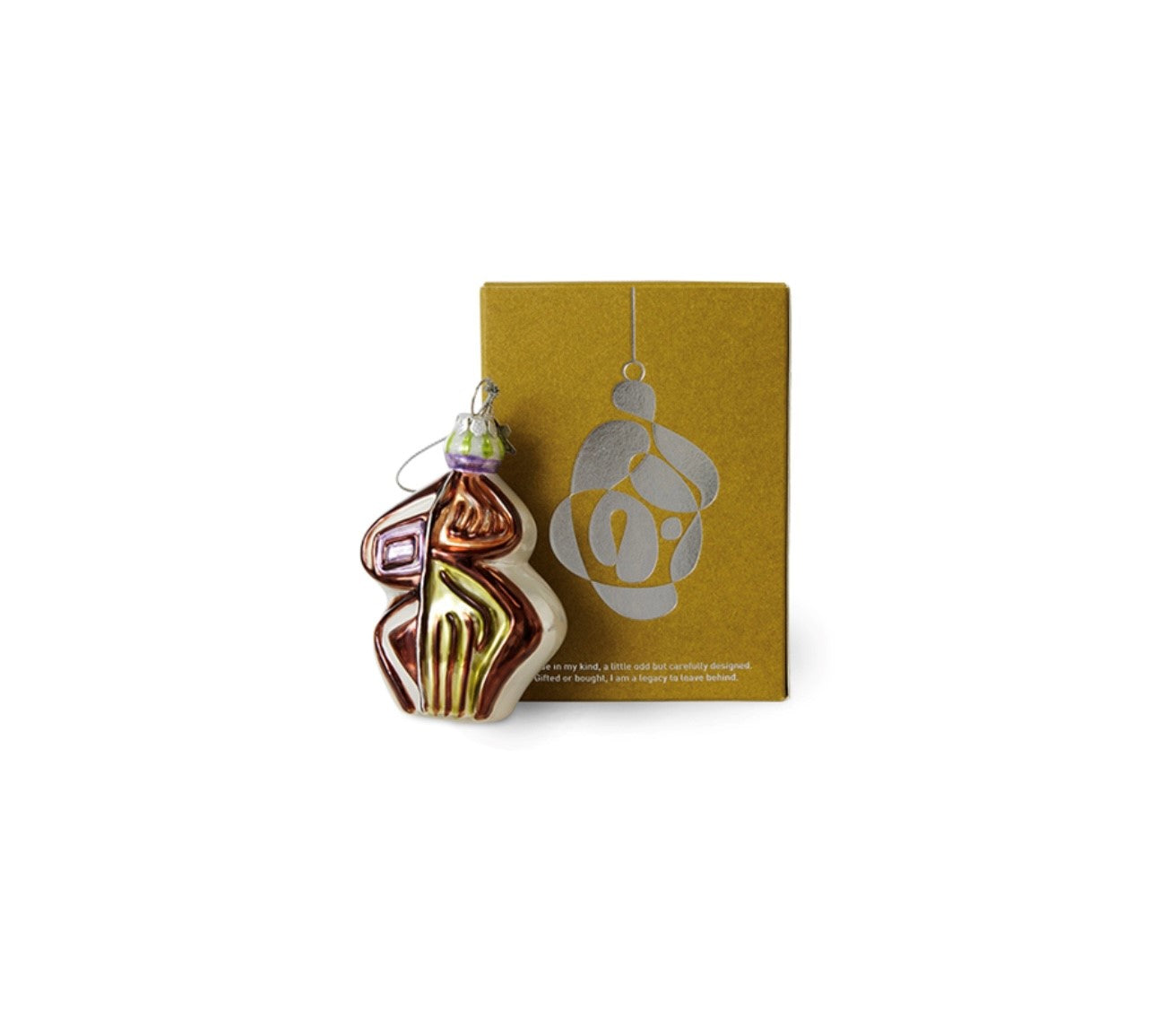 Christmas ornament anatomic oval