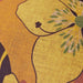 detail of fabric with yellow flower print