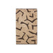 light and dark brown colored bath room rug