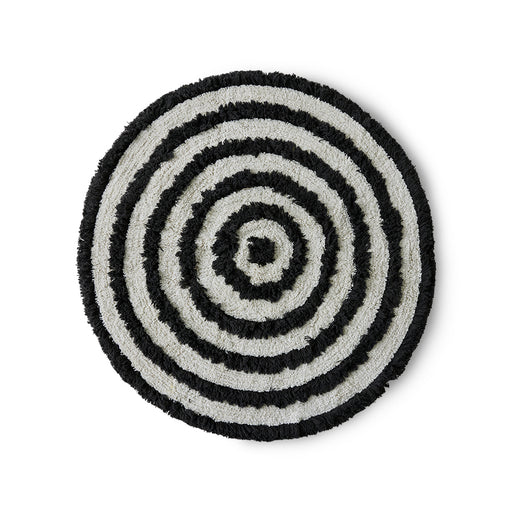 HKliving USA TTK3060 Round tufted rug - gradient with muted colors