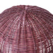 top shade of purple table lamp made from rattan
