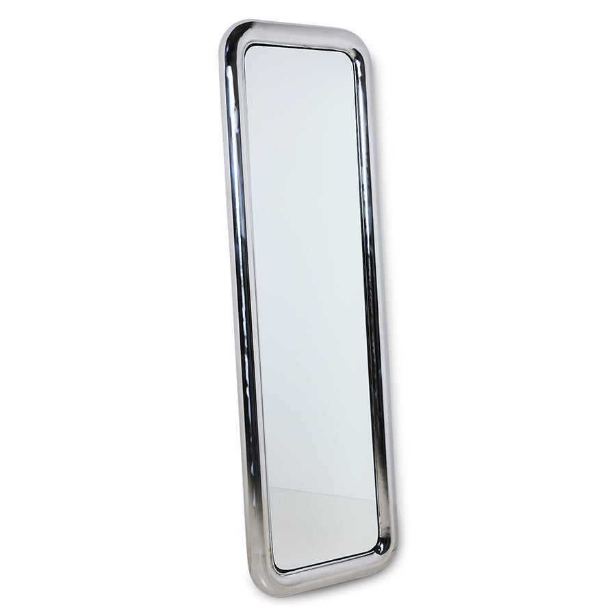 tall long standing chrome chubby mirror