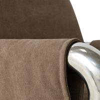 detail of cotton canvas armrest sleeves