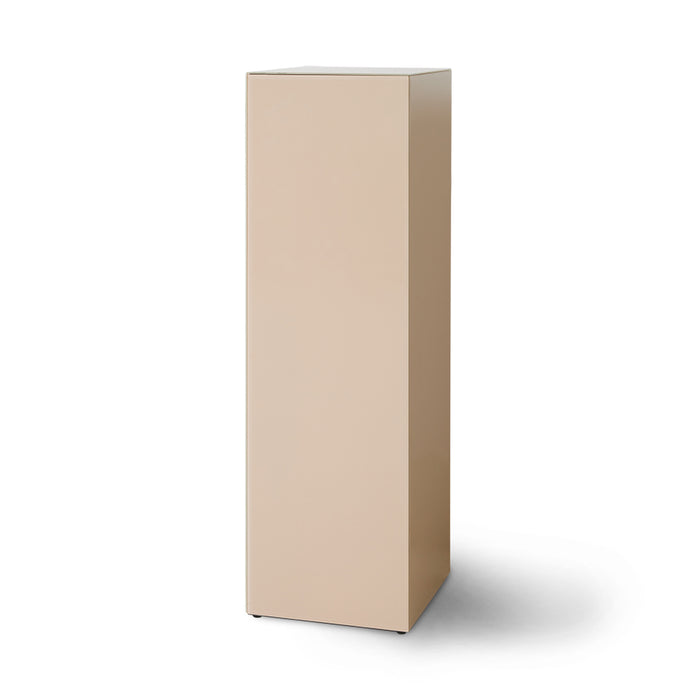 clay, neutral  tall mirror display pillar