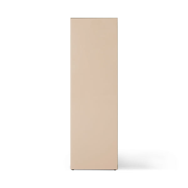 clay, neutral tall mirror display pillar