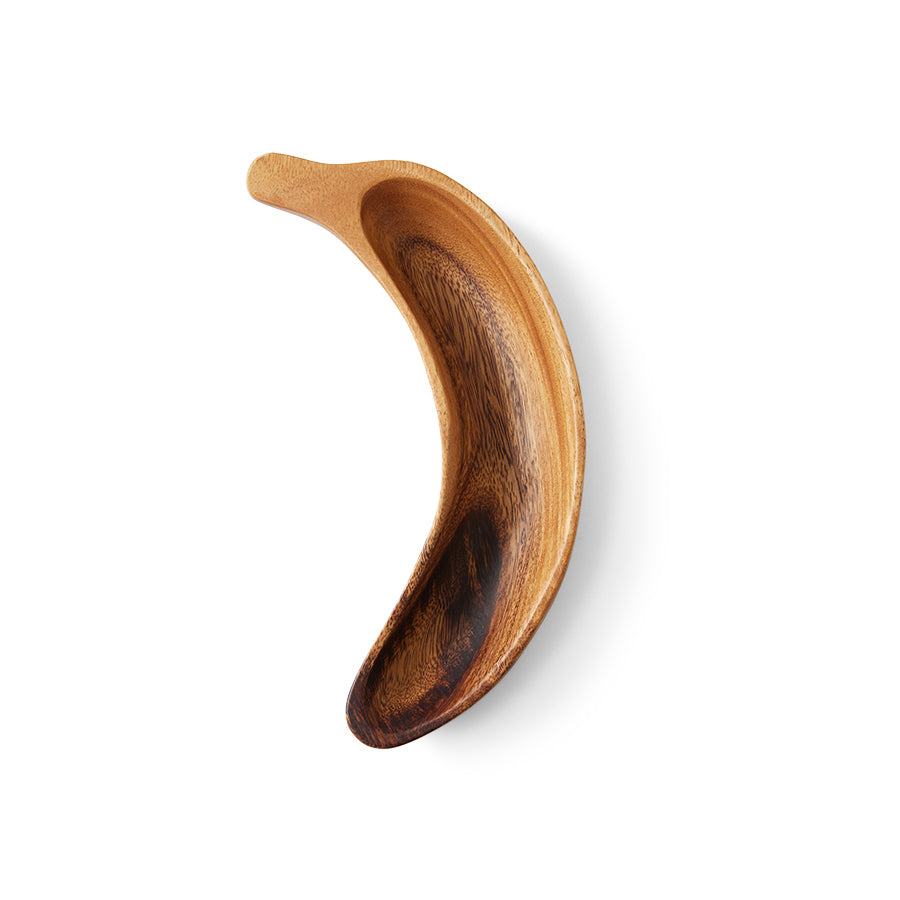 wooden banana bowl