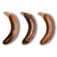 wooden banana bowl