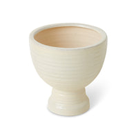 Stoneware planter Cream