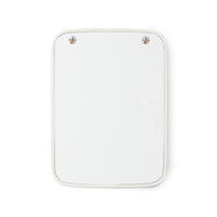 Curve mirror Eggshell white