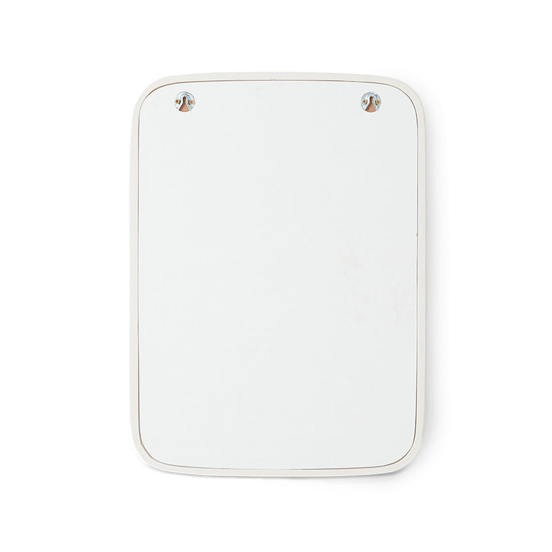Curve mirror Eggshell white