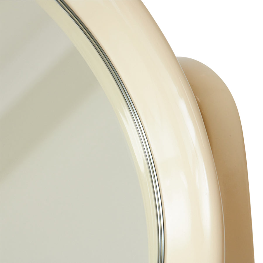 Dressing table mirror - cream