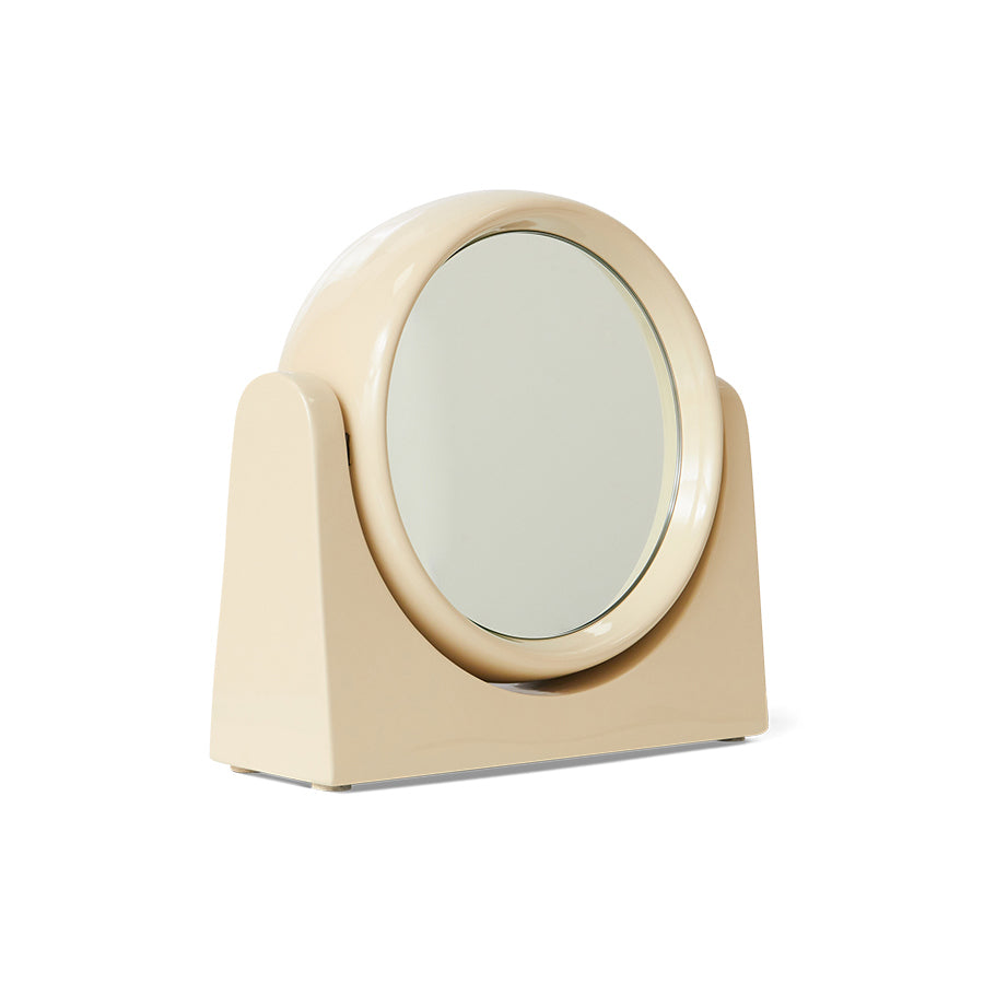 Dressing table mirror - cream