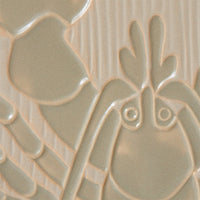 beige cream stoneware tile with lobster