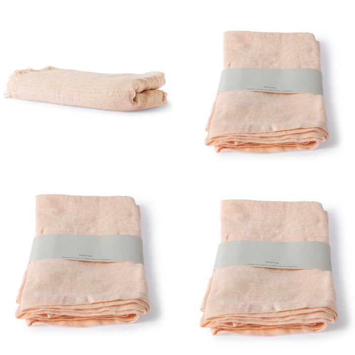 Bundle - table linen Salmon pink