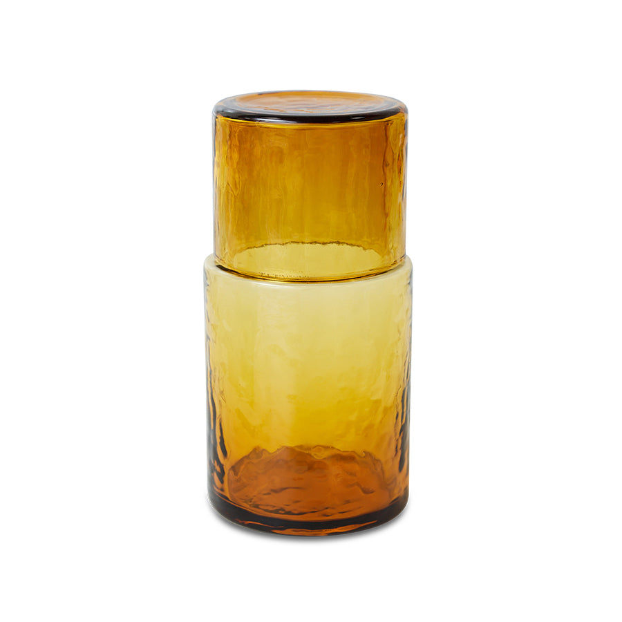 Tube carafe Amber