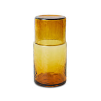 Tube carafe Amber